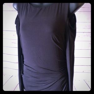 Bebe Flutterscape Black Dress with tags